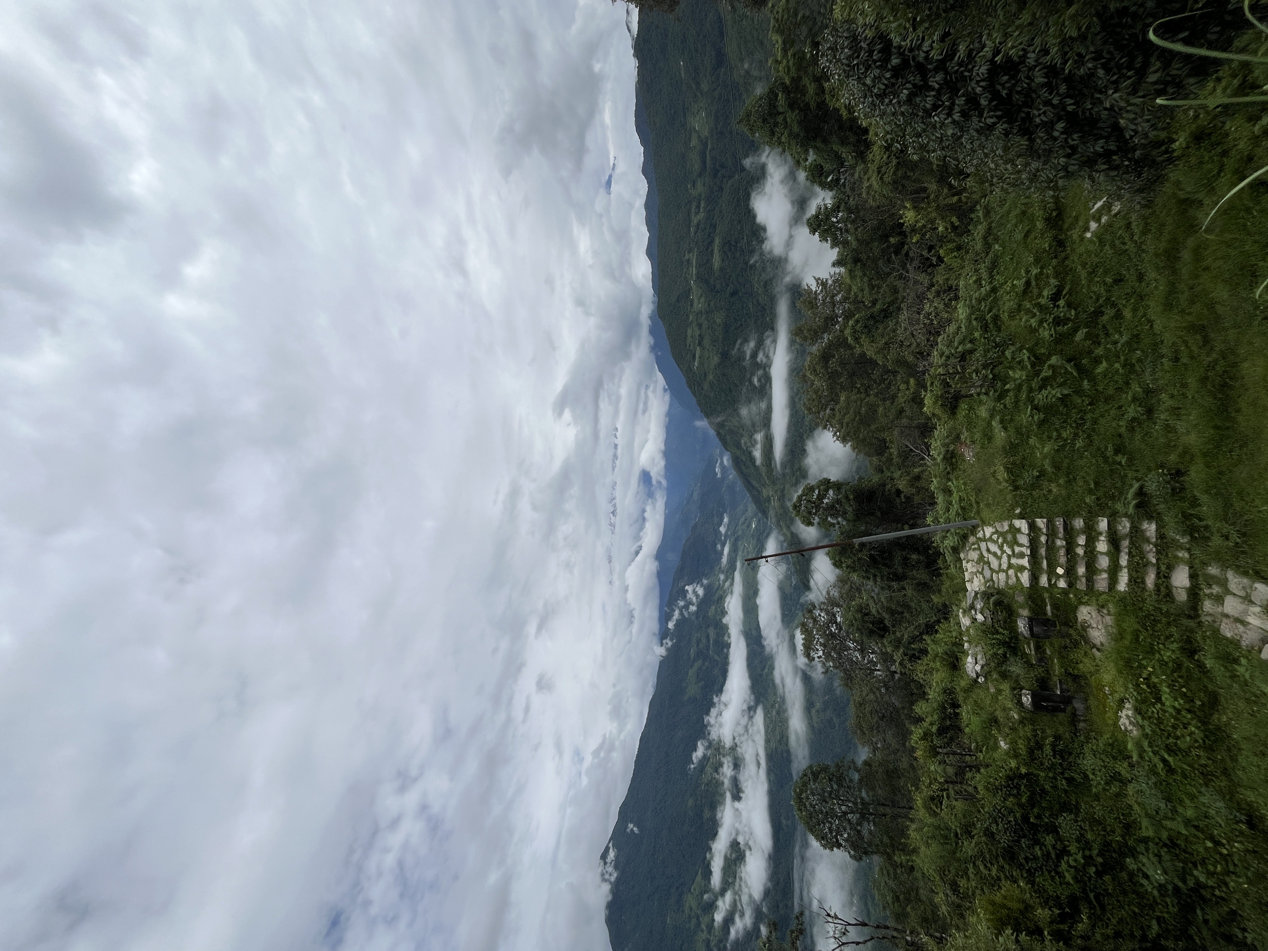 ons uitzicht tijdens de hike